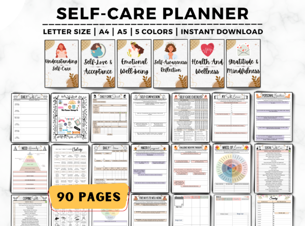 Self Care Planner